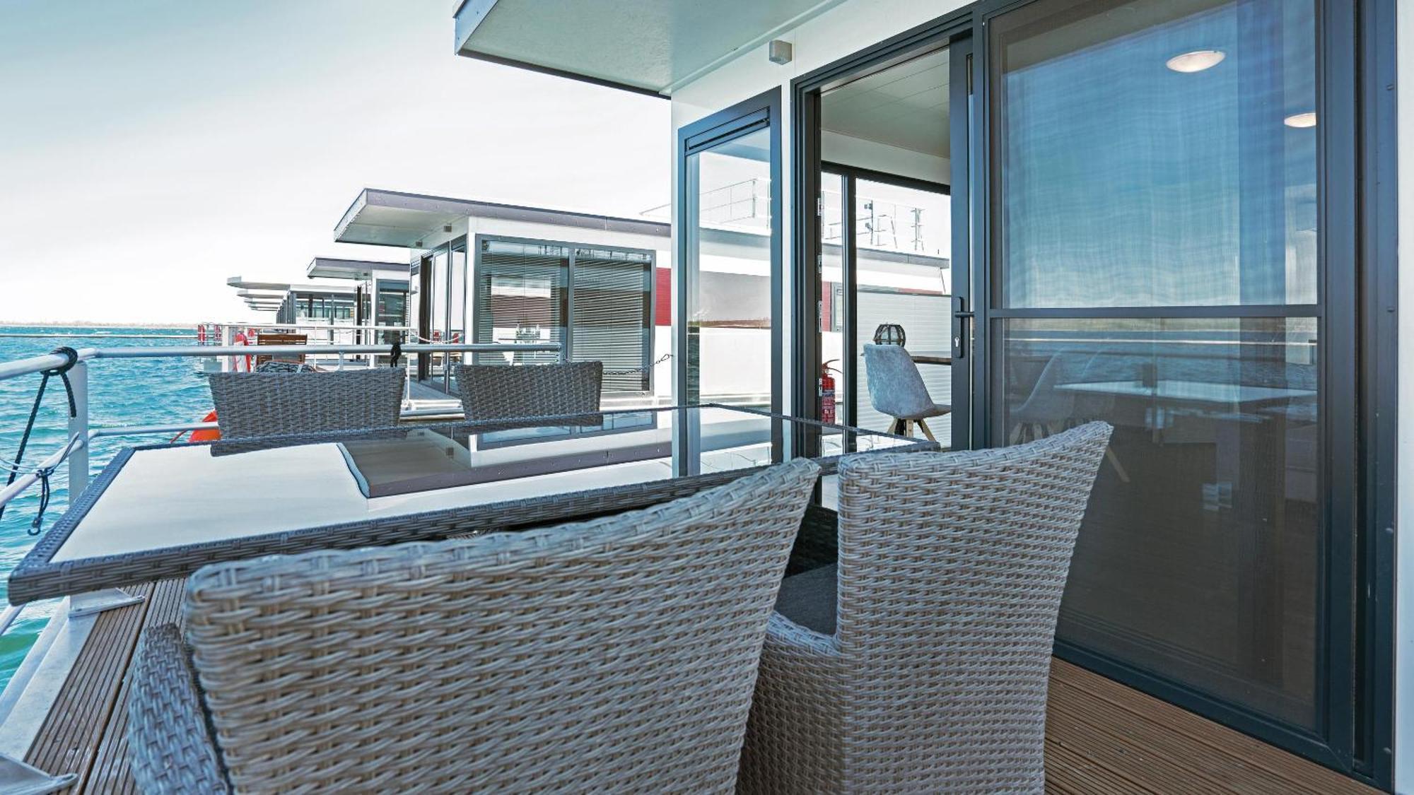 Geiseltalsee Hausboot - Floating House - Hausboot Junior Braunsbedra Extérieur photo